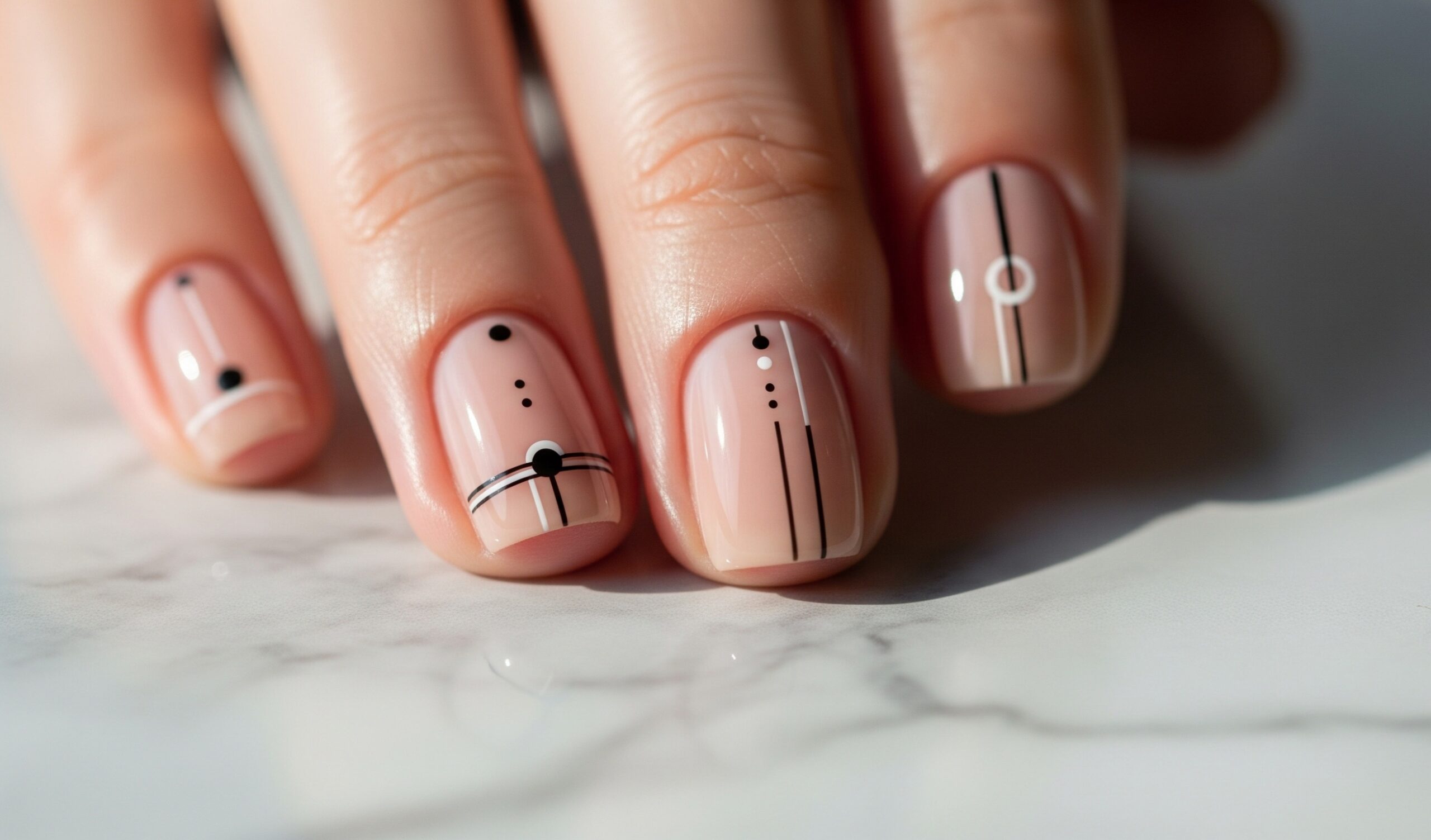 nail art design for short nails

