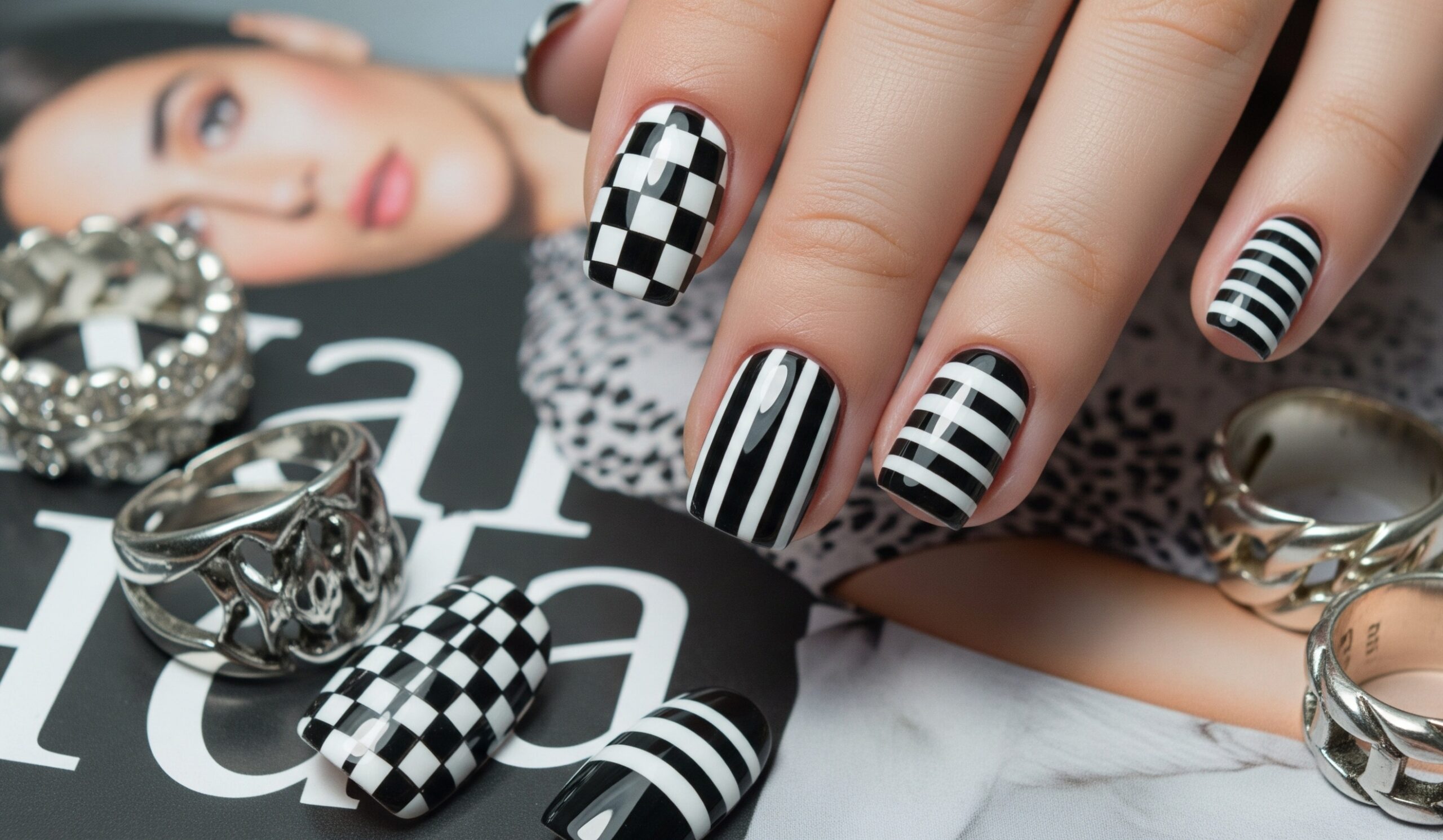 nail art design for short nails