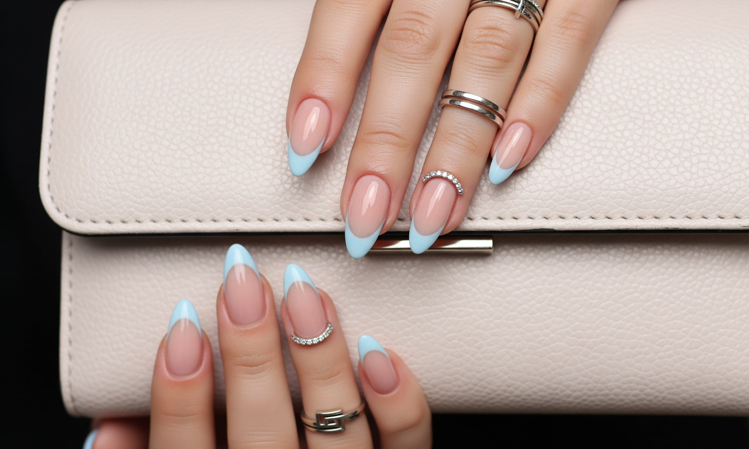 Cool-Toned Summer Nails