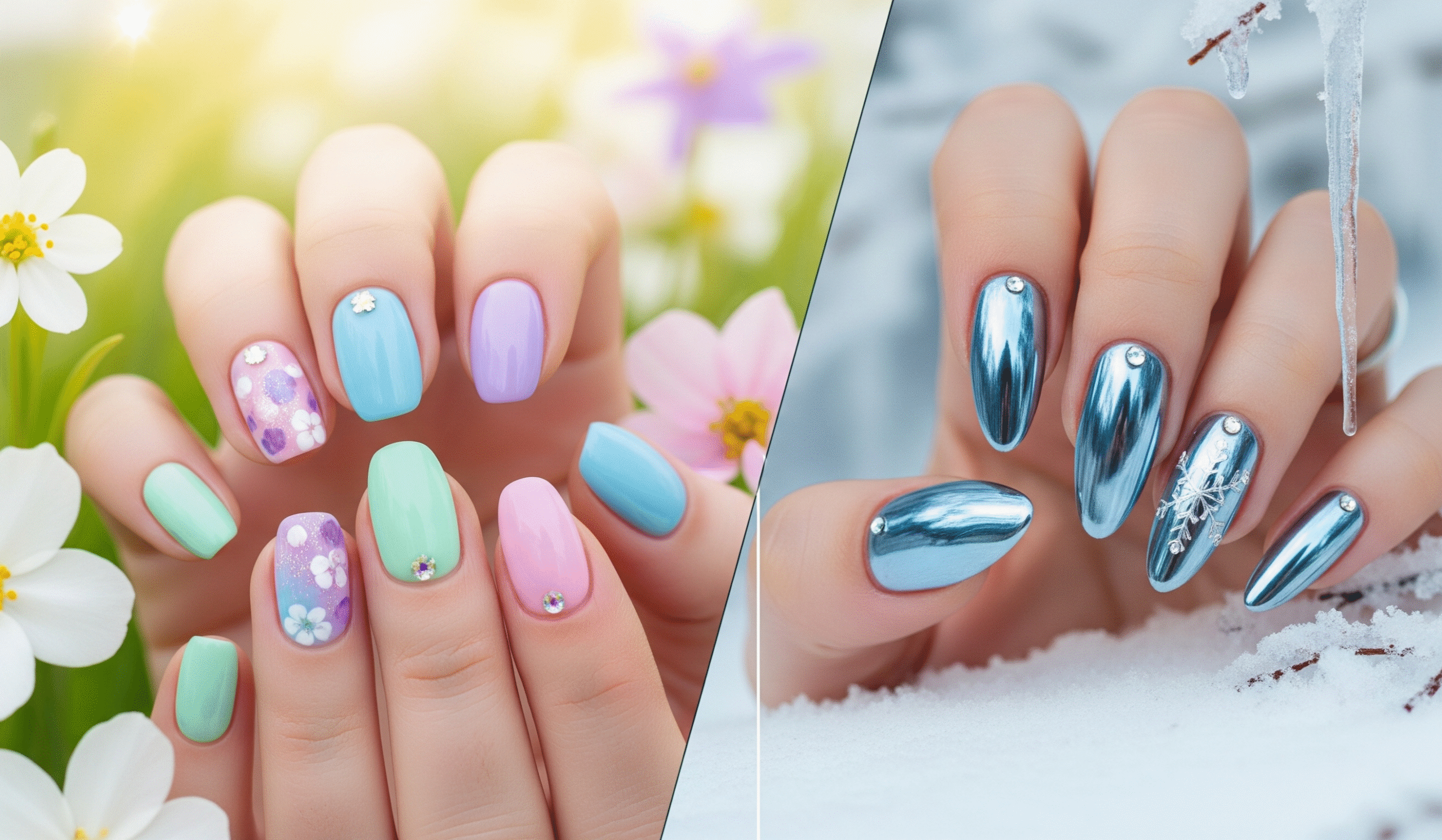 Pastel Chrome Swirls