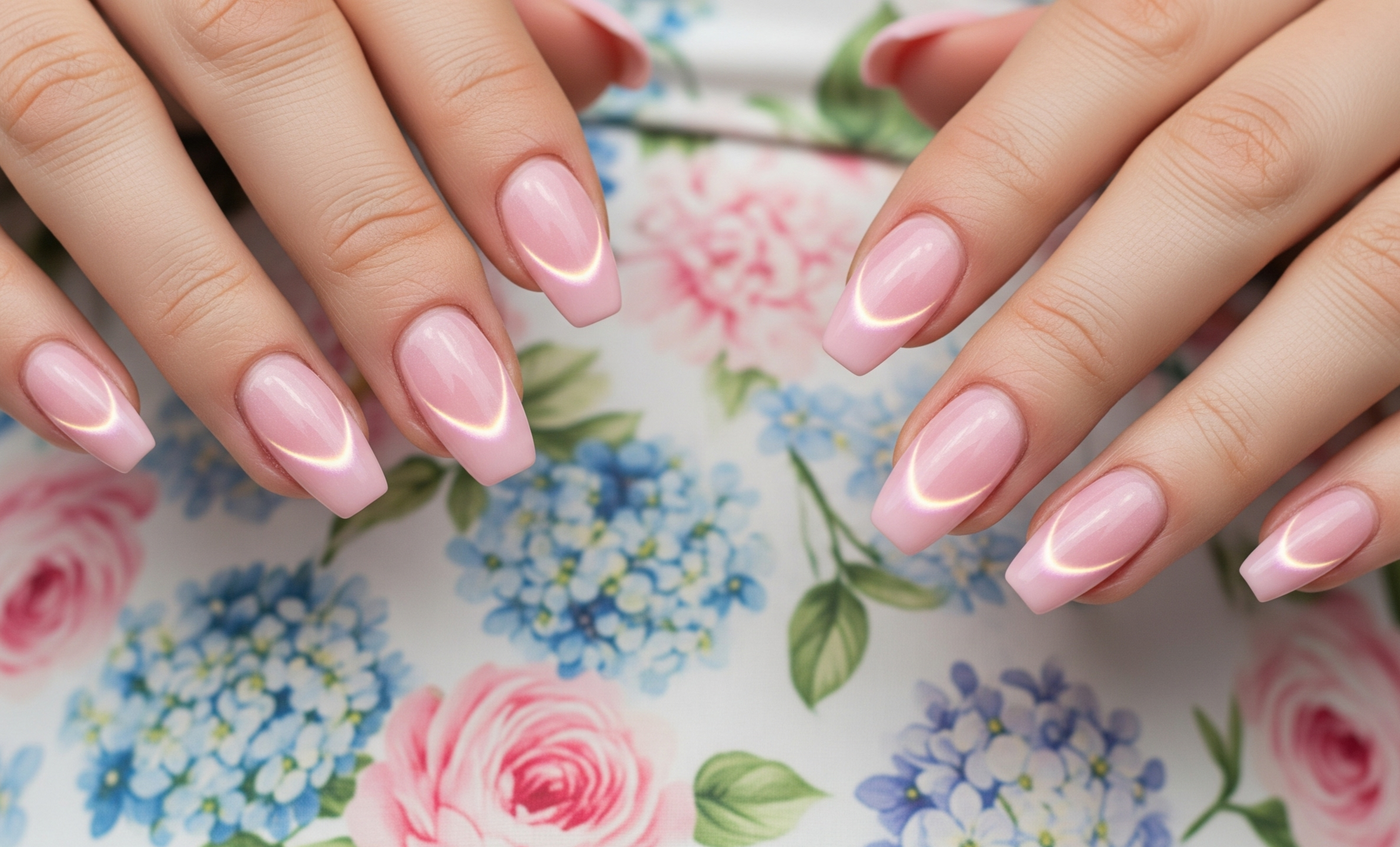 Cat Eye Gel Polish Nails