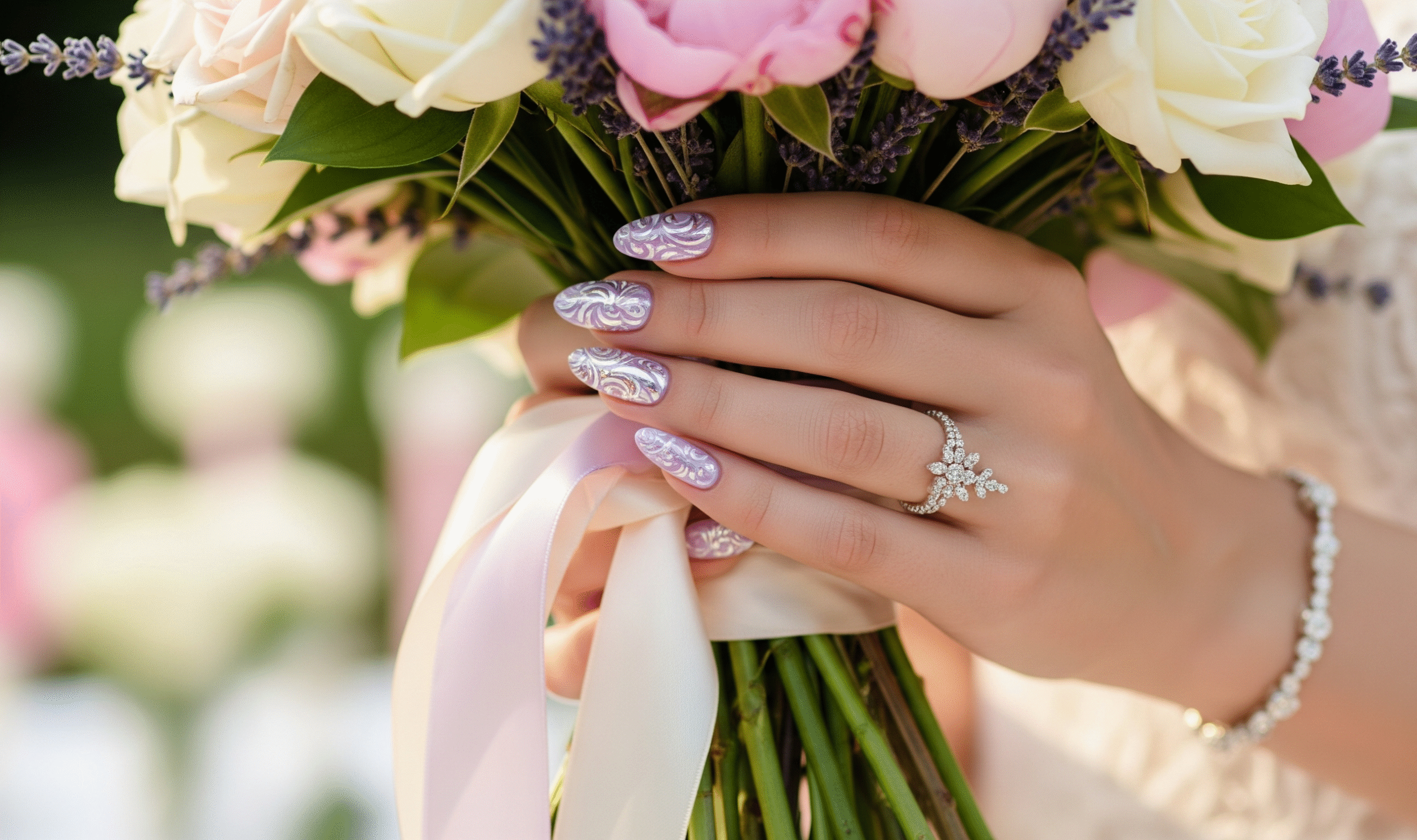 Pastel Chrome Swirls