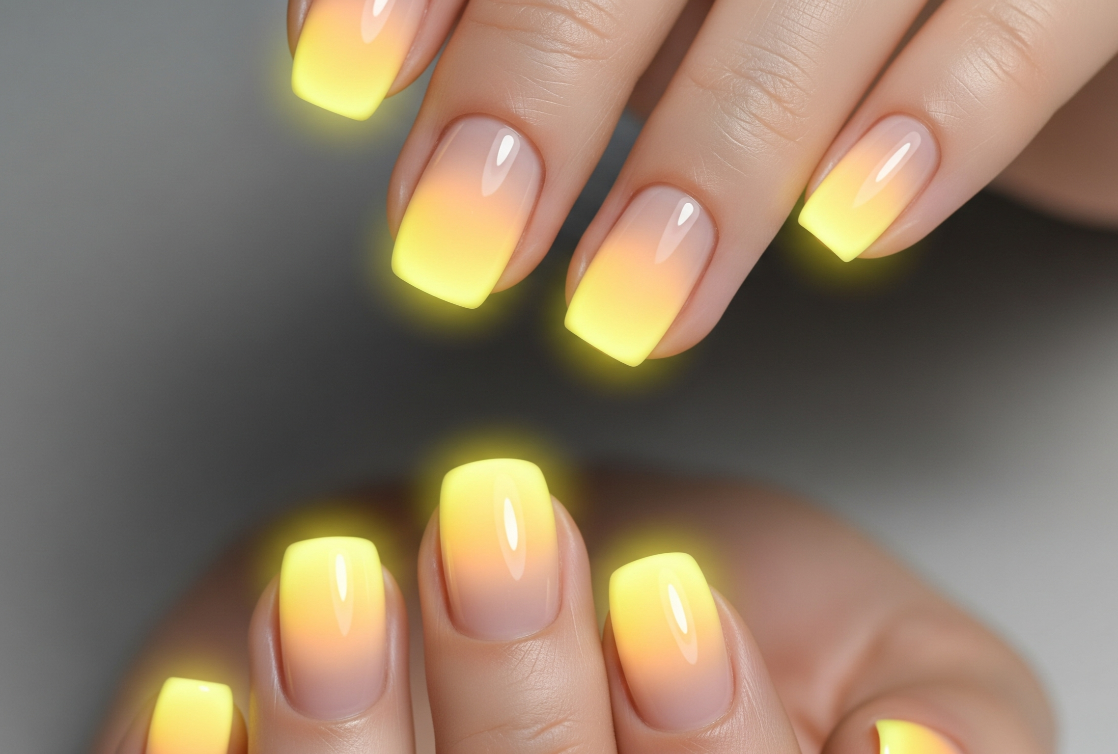 Yellow Aura Nails