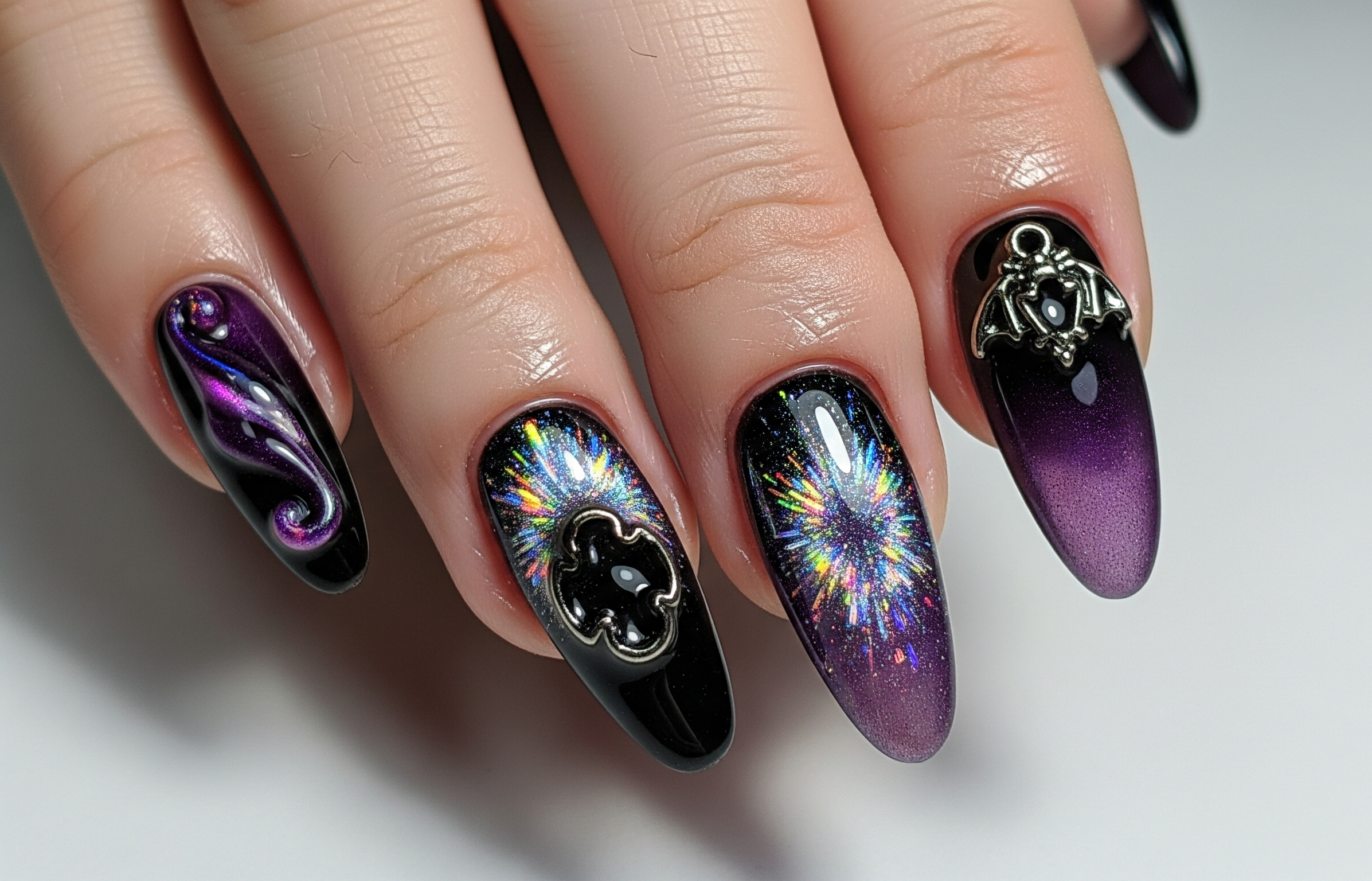 3D Aura Nails