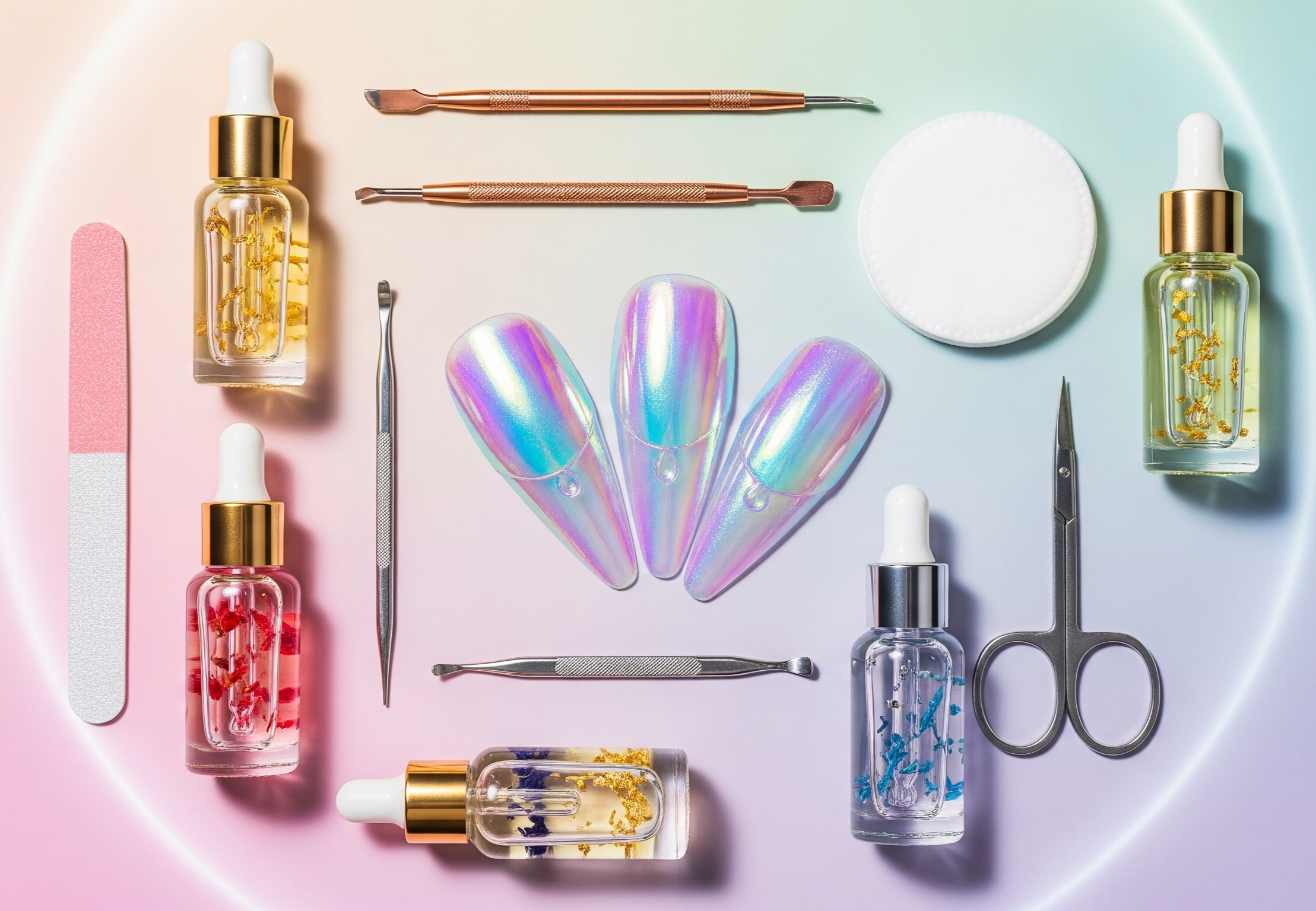 3D Aura Nails
