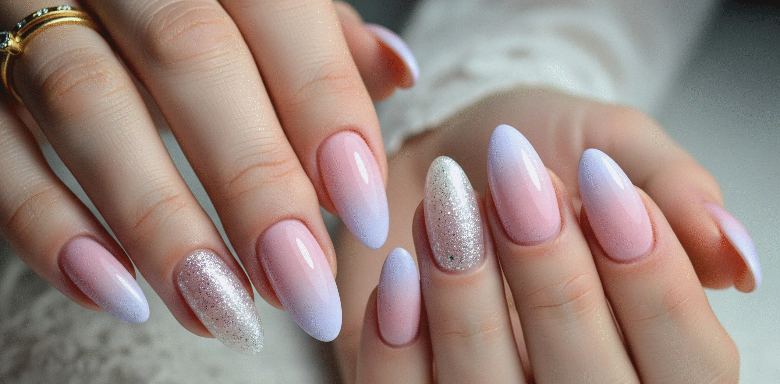 Pastel Chrome Swirls