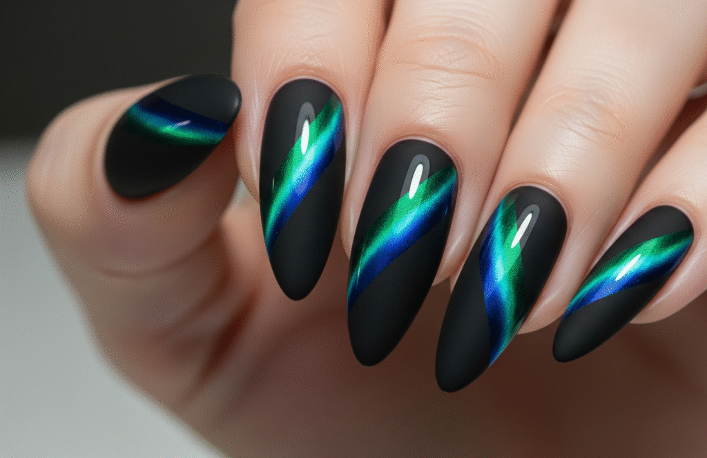 9D Cat Eye Nails