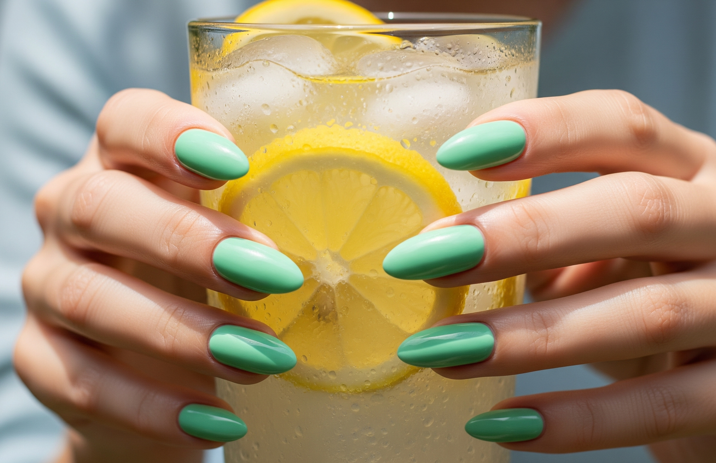 Cool-Toned Summer Nails
