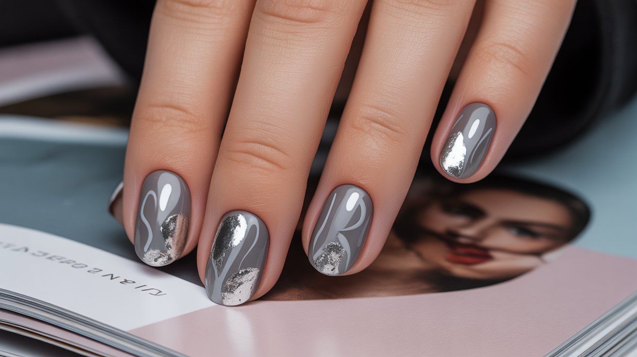 Cool-Toned Summer Nails