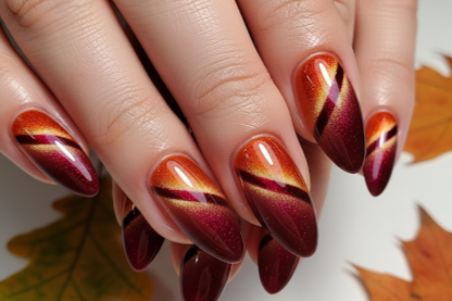 Cat Eye Gel Polish Nails
