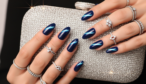 Cat Eye Gel Polish Nails