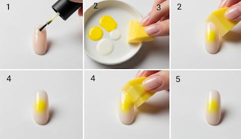 Yellow Aura Nails