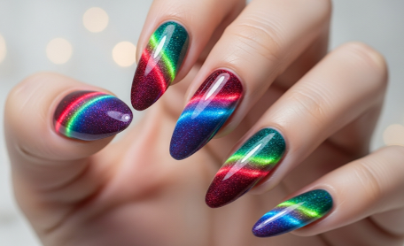 9D Cat Eye Nails