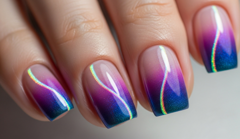 9D Cat Eye Nails