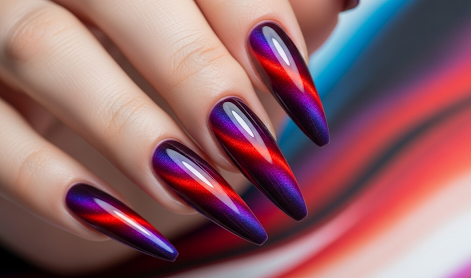 9D Cat Eye Nails