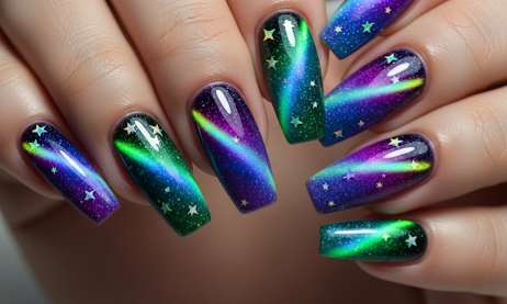 9D Cat Eye Nails
