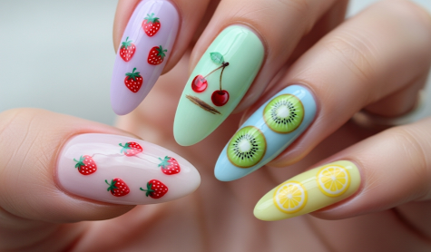 micro fruit nail inspiration