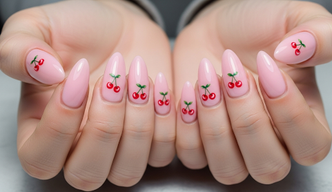 micro fruit nail inspiration