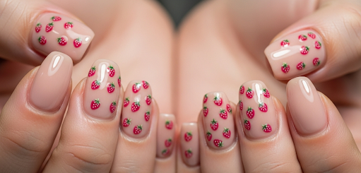 micro fruit nail inspiration