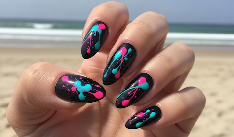 Black Summer Nails That Pop in 2025
