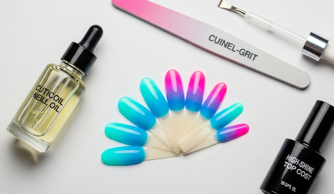 Neon Aura Nails