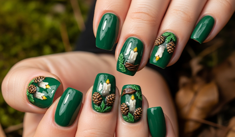 Fall-Forward Gel Nail Ideas