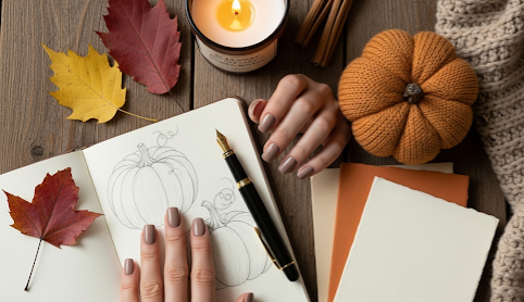 Fall-Forward Gel Nail Ideas