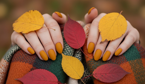 Fall-Forward Gel Nail Ideas