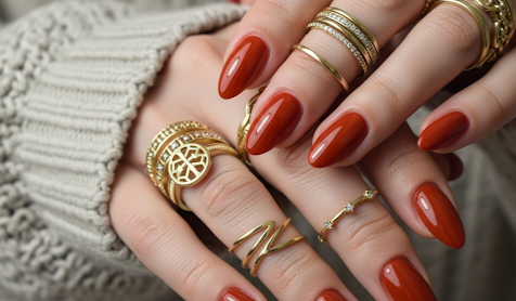 Fall-Forward Gel Nail Ideas