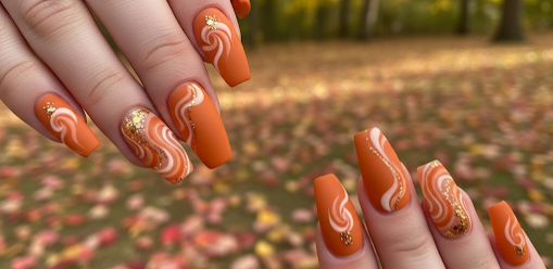 Pumpkin Spice Nail Art Trends for Fall 2025