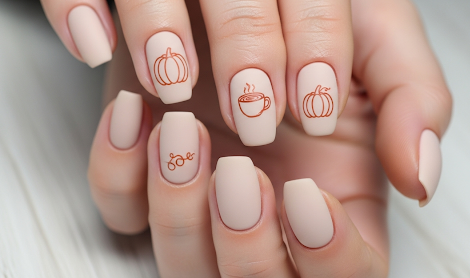 Pumpkin Spice Nail Art Trends for Fall 2025