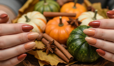 Pumpkin Spice Nail Art Trends for Fall 2025