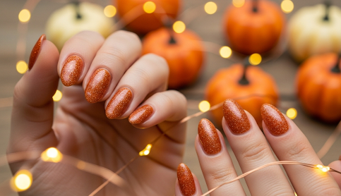 Pumpkin Spice Nail Art Trends for Fall 2025