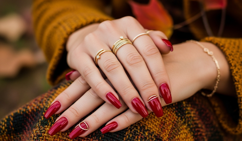 10 Cherry Red Nail Ideas for Fall 2025