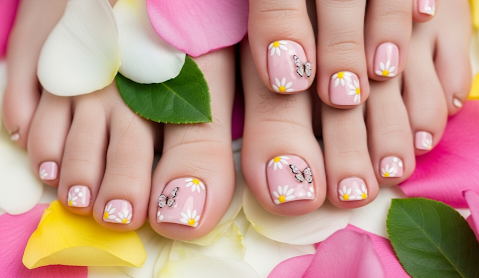 foot nail art ideas