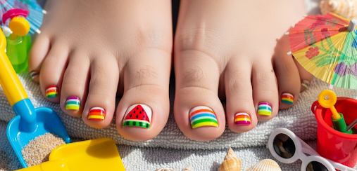foot nail art ideas