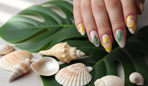 Banana Nail Art
