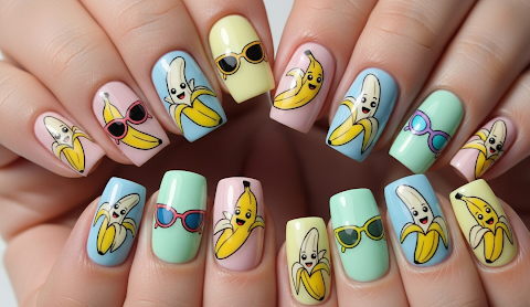 Banana Nail Art