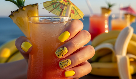 Banana Nail Art