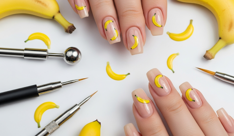 Banana Nail Art