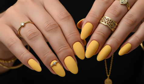 Yellow Spring Nail Ideas 2025