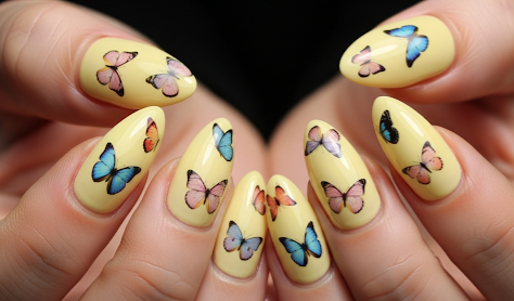 Yellow Spring Nail Ideas 2025