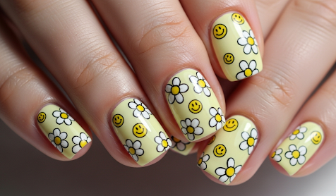 Yellow Spring Nail Ideas 2025