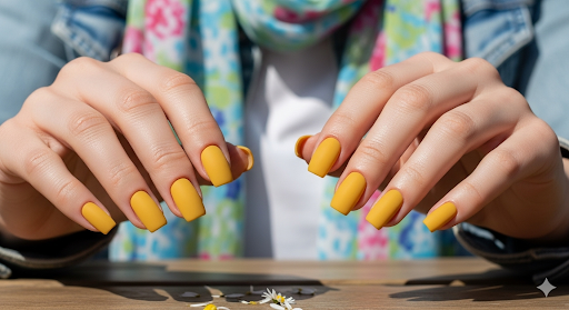 Yellow Spring Nail Ideas 2025
