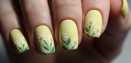 Yellow Spring Nail Ideas 2025