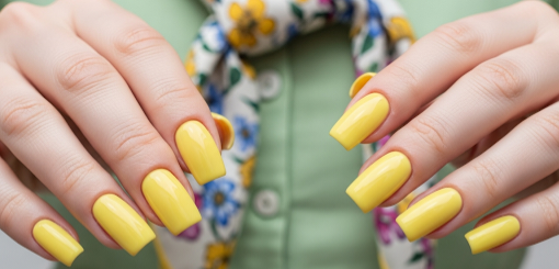 Yellow Spring Nail Ideas 2025