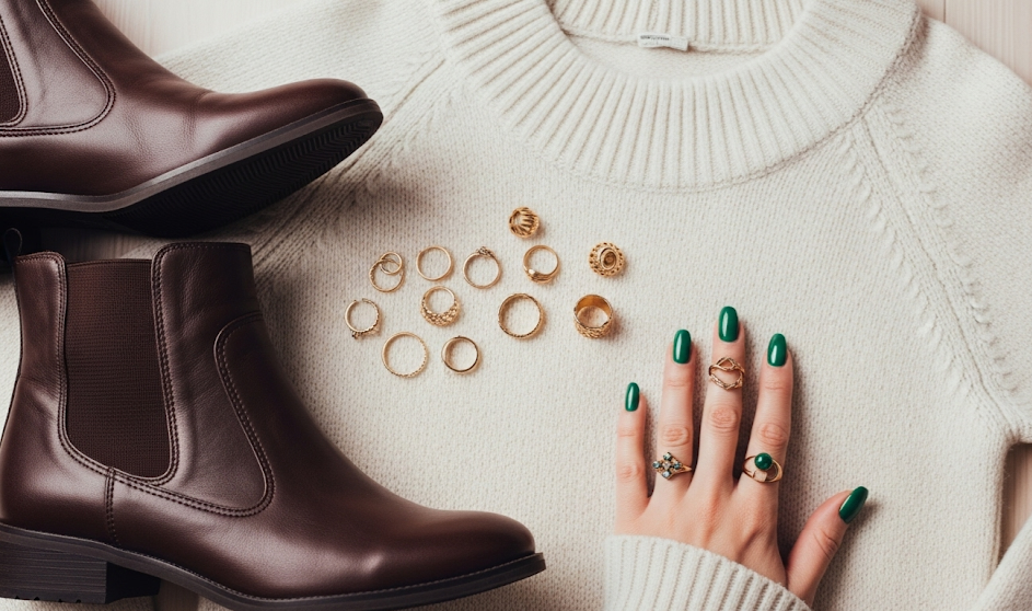 Green Fall Nails 2025