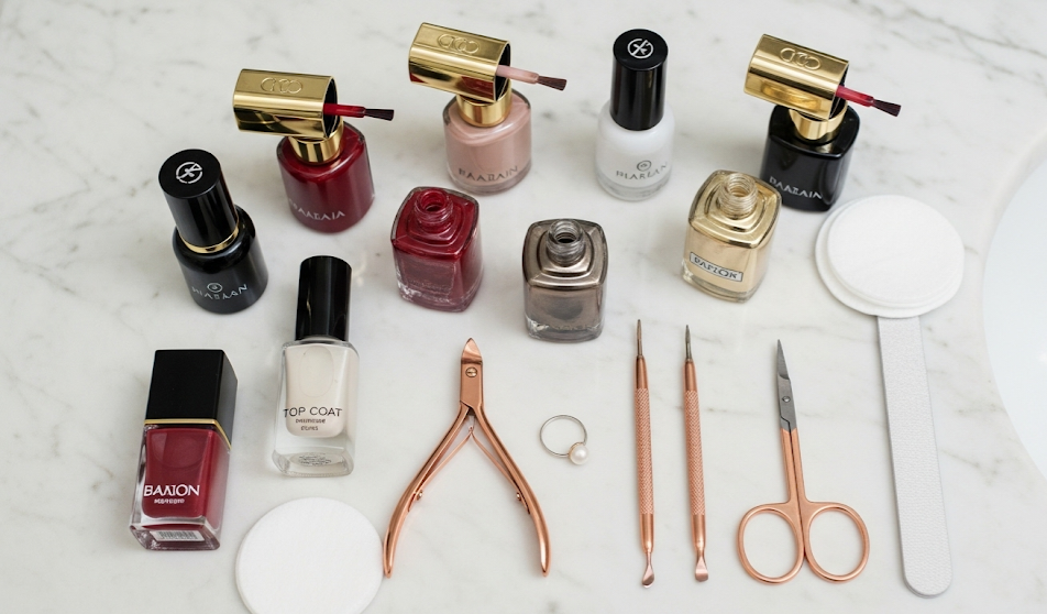 Glassy Nails Manicure Look