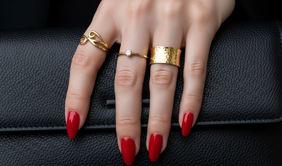 Glassy Nails Manicure Look