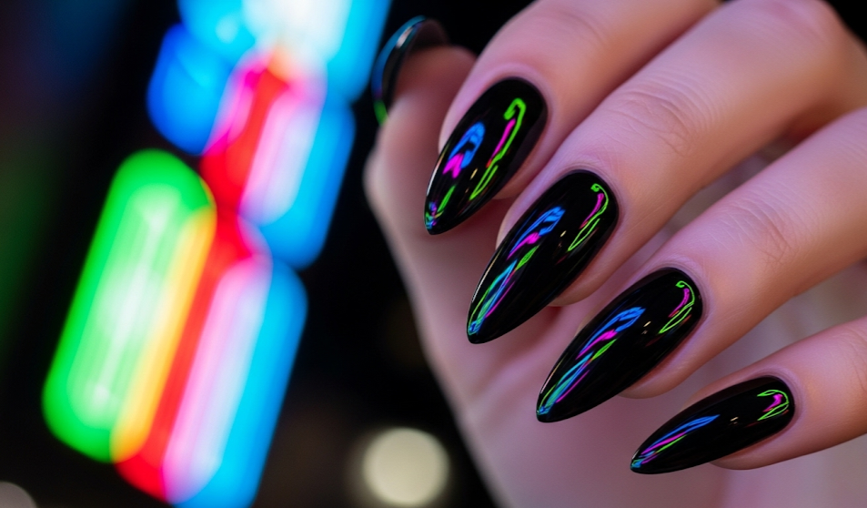 Glassy Nails Manicure Look